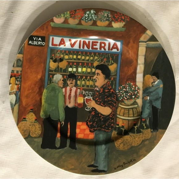 Guy Buffet Accents Guy Buffet Dinner Plate Tuscan Storefronts La